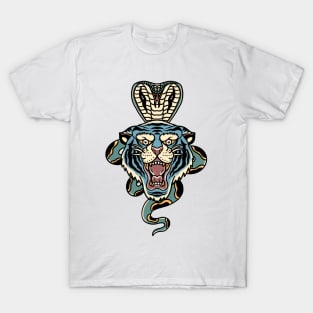 tiger and cobra tattoo T-Shirt